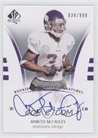 Rookie Authentics Signatures - Marcus McCauley #/999