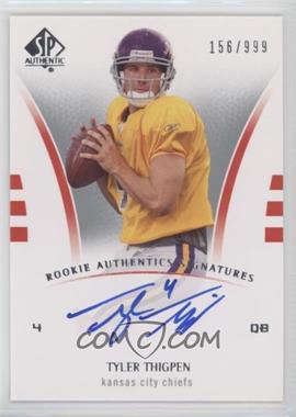 2007 SP Authentic - [Base] #239 - Rookie Authentics Signatures - Tyler Thigpen /999