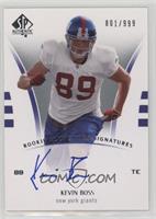 Rookie Authentics Signatures - Kevin Boss #/999