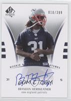 Rookie Authentics Signatures - Brandon Meriweather #/399