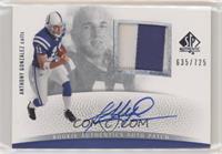 Rookie Authentics Auto Patch - Anthony Gonzalez #/725