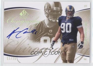 2007 SP Authentic - Chirography - Gold #CA-AC - Adam Carriker /25