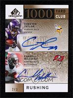 Chester Taylor, Carnell Williams #/3