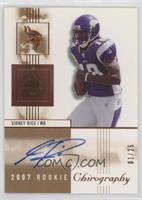 Rookie Chirography - Sidney Rice #/25