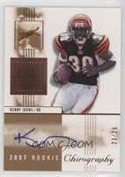 Rookie Chirography - Kenny Irons #/25