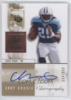 Rookie Chirography - Chris Henry #/699