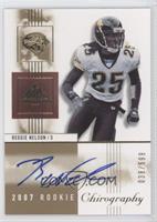 Rookie Chirography - Reggie Nelson #/699