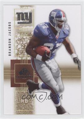 2007 SP Chirography - [Base] #65 - Brandon Jacobs