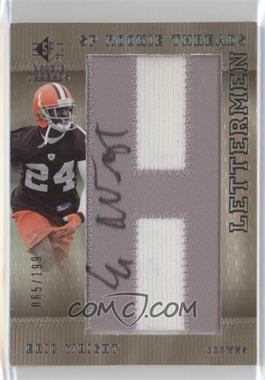 2007 SP Rookie Threads - [Base] - Silver #102 - Lettermen - Eric Wright /199