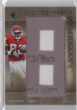 2007 SP Rookie Threads - [Base] - Silver #150 - Lettermen - Dwayne Bowe /150