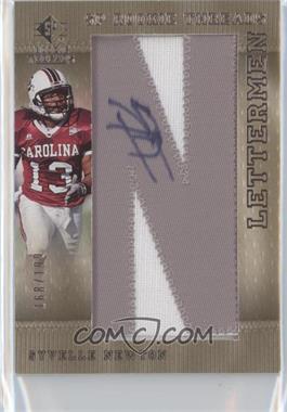 2007 SP Rookie Threads - [Base] - Silver #158 - Lettermen - Syvelle Newton /199