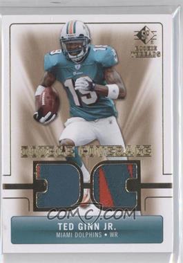 2007 SP Rookie Threads - Double Coverage #DC-GI - Ted Ginn Jr.