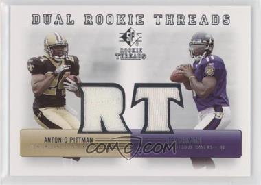 2007 SP Rookie Threads - Dual Rookie Threads #DRT-SP - Antonio Pittman, Troy Smith