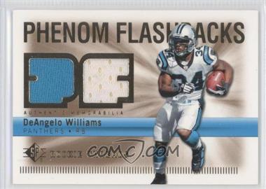 2007 SP Rookie Threads - Phenom Flashbacks #PHF-DW - DeAngelo Williams