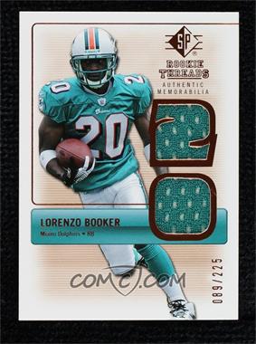 2007 SP Rookie Threads - Rookie Threads - Bronze #RT-LB - Lorenzo Booker /225 [EX to NM]