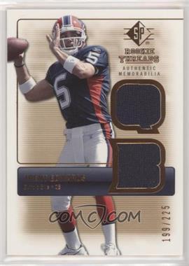 2007 SP Rookie Threads - Rookie Threads - Bronze #RT-TE - Trent Edwards /225