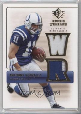 2007 SP Rookie Threads - Rookie Threads - Gold Patch #RT-AG - Anthony Gonzalez