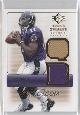 2007 SP Rookie Threads - Rookie Threads - Gold Patch #RT-TS - Troy Smith