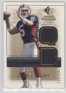 2007 SP Rookie Threads - Rookie Threads - Gold #RT-TE - Trent Edwards /150