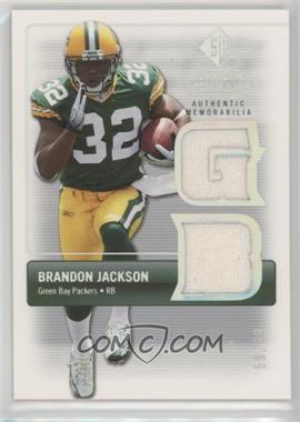 2007 SP Rookie Threads - Rookie Threads - Holofoil #RT-BJ - Brandon Jackson /99