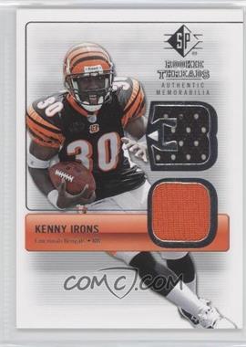 2007 SP Rookie Threads - Rookie Threads #RT-KI - Kenny Irons