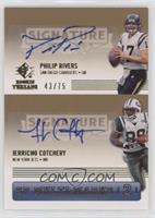 Philip Rivers, Jerricho Cotchery #/75