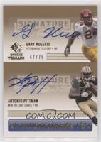 Gary Russell, Antonio Pittman #/75