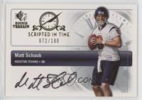 Matt Schaub #/100