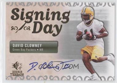 2007 SP Rookie Threads - Signing Day #SDA-DC - David Clowney