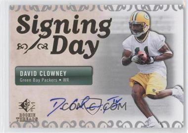 2007 SP Rookie Threads - Signing Day #SDA-DC - David Clowney