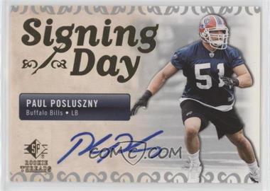 2007 SP Rookie Threads - Signing Day #SDA-PP - Paul Posluszny