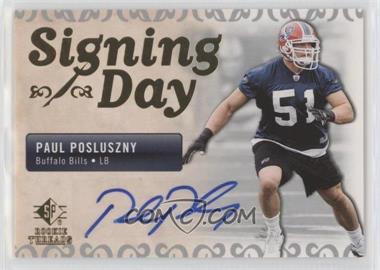 2007 SP Rookie Threads - Signing Day #SDA-PP - Paul Posluszny