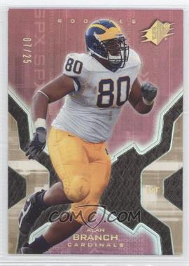 2007 SPx - [Base] - Gold Holofoil #153 - Rookies - Alan Branch /25