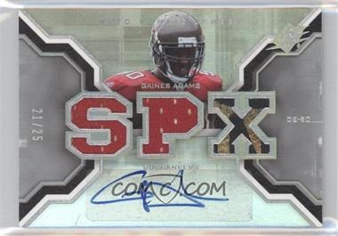 2007 SPx - [Base] - Gold Holofoil #193 - Auto Rookie Jersey - Gaines Adams /25