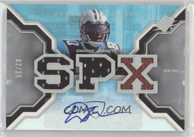 2007 SPx - [Base] - Gold Holofoil #221 - Auto Rookie Jersey - Dwayne Jarrett /25