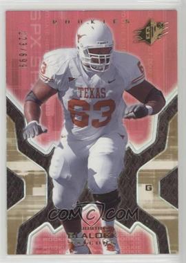 2007 SPx - [Base] - Gold #114 - Rookies - Justin Blalock /699