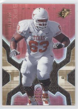 2007 SPx - [Base] - Gold #114 - Rookies - Justin Blalock /699