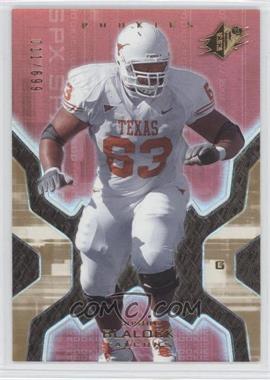 2007 SPx - [Base] - Gold #114 - Rookies - Justin Blalock /699