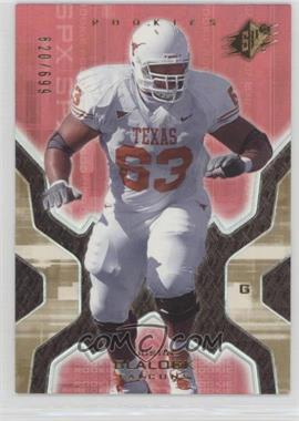 2007 SPx - [Base] - Gold #114 - Rookies - Justin Blalock /699