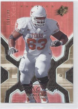 2007 SPx - [Base] - Gold #114 - Rookies - Justin Blalock /699