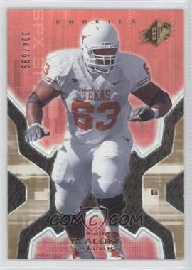 2007 SPx - [Base] - Gold #114 - Rookies - Justin Blalock /699