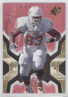 2007 SPx - [Base] - Gold #114 - Rookies - Justin Blalock /699