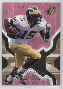 2007 SPx - [Base] - Gold #146 - Rookies - Steve Breaston /699