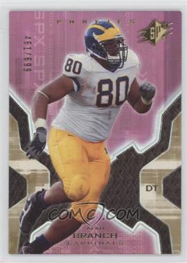 2007 SPx - [Base] - Gold #153 - Rookies - Alan Branch /699