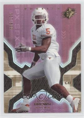 2007 SPx - [Base] - Gold #160 - Rookies - Tarell Brown /699