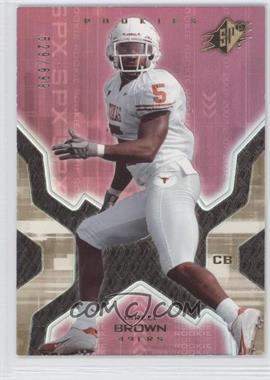 2007 SPx - [Base] - Gold #160 - Rookies - Tarell Brown /699