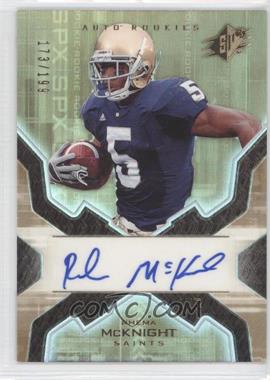 2007 SPx - [Base] - Gold #179 - Auto Rookies - Rhema McKnight /199