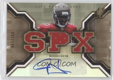 2007 SPx - [Base] - Gold #193 - Auto Rookie Jersey - Gaines Adams /199