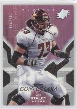 2007 SPx - [Base] - Silver Holofoil #108 - Rookies - Joe Staley /299