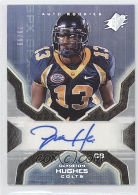 2007 SPx - [Base] - Silver Holofoil #170 - Auto Rookies - Daymeion Hughes /99